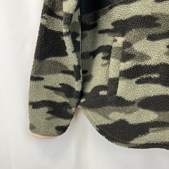 Maurices Womens Multicolor Camouflage Fleece Long Sleeve Jacket Size Medium - Picture 7 of 9